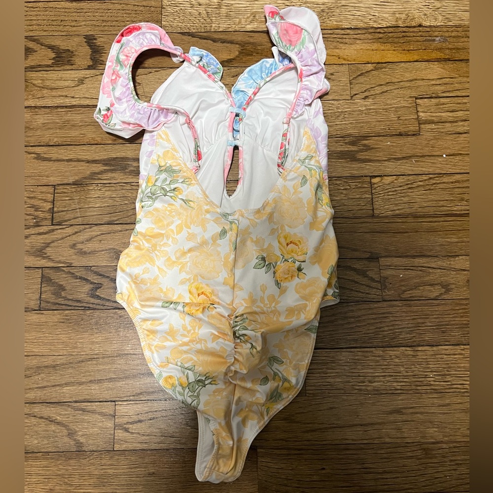 Floral Ruffle Love Shack Fancy Swimsuit - Picture 4 of 4